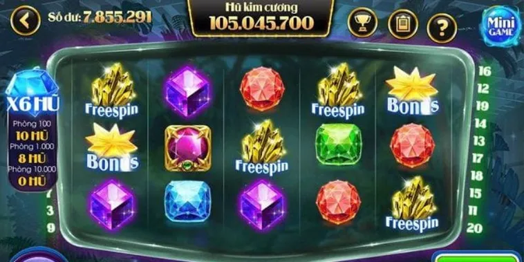Trò Chơi Nổ Hũ Kim Cương Tại Xoso66 Săn Jackpot Khủng Ngay Hôm Nay